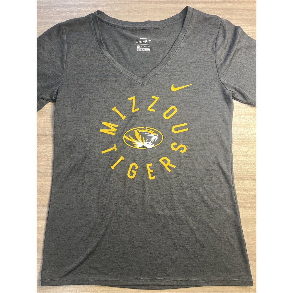 Nike Missouri Tigers Mizzou TShirt Gray XS